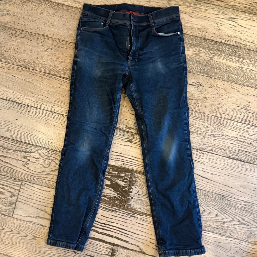 L.L. Bean Flannel Lined Jeans 32x30 EUC